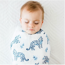 Organic Bamboo Cotton Swaddle - Little Leopards