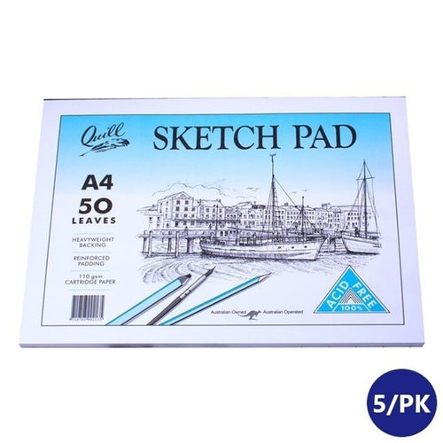 A4 Quill Sketch Pad - 50 leaves