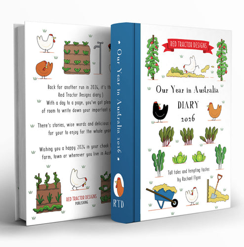 DIARY RED TRACTOR DESIGNS A5 DAY TO PAGE