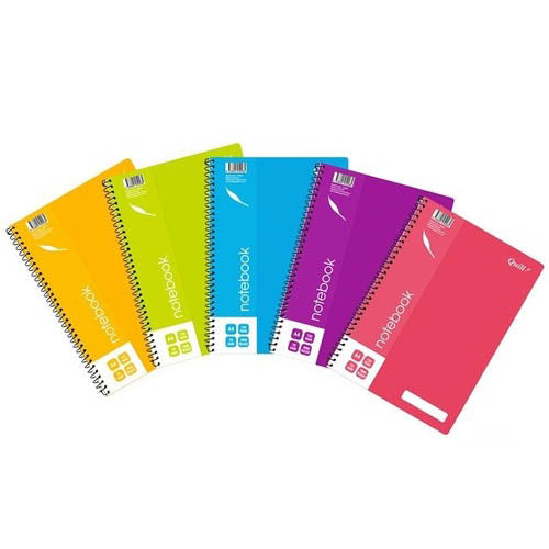 Quill Q570 A5 Notebook - asst colours