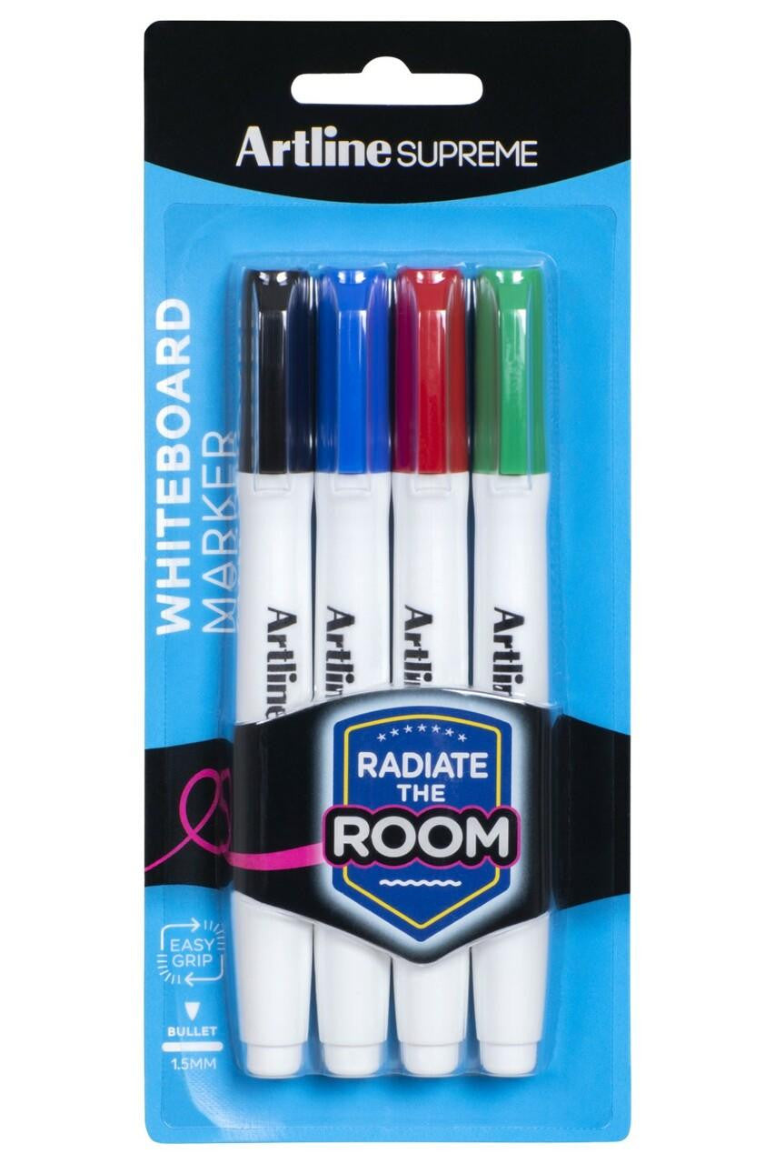 Artline Whiteboard Markers - 4pk