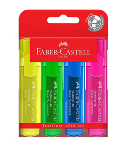 Faber Castell Highlighter - 4pk