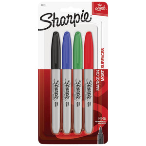 Sharpie Fine Markers - 4pk