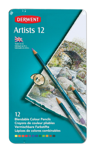 Pencils Derwent Artist Colour 12 pack