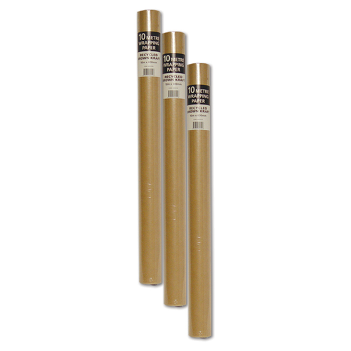 Brown Kraft Roll 600mm x 10m 70gsm