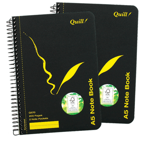 Notebook Quill Q570 210 x 148mm 100 Leaf