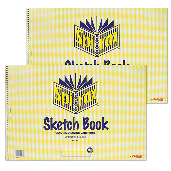 Sketch Book Spirax 533 295mm x 415mm 40 pages