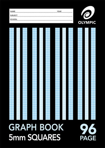 Graph Book A4 96 pages 5mm Grid