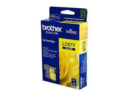 Brother LC67 Yellow Ink