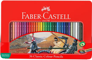Faber-Castell Classic Colour Pencils Tin 36