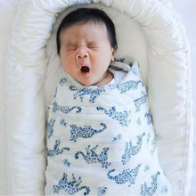Organic Bamboo Cotton Swaddle - Little Leopards