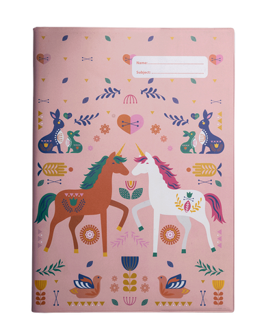 *A4 BOOK COVER - UNICORNIA 1