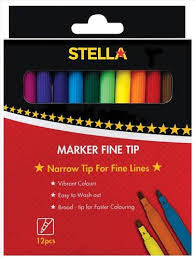 Stella 12pk Marker Fine tip