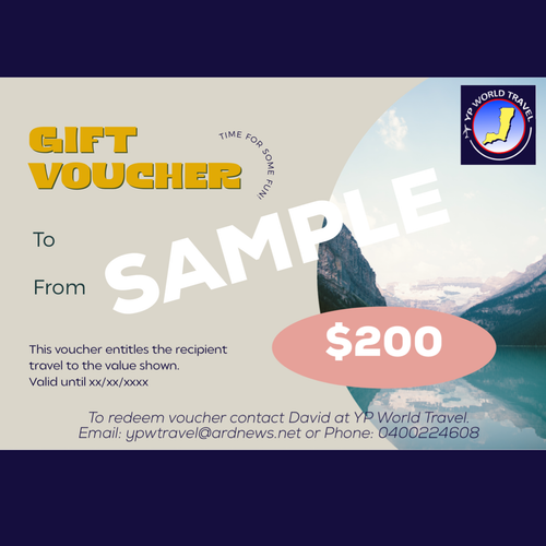 $200 Travel Voucher