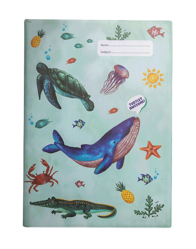 *A4 BOOK COVER - SEA CRITTERS 1