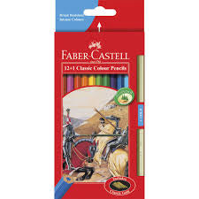 Faber Castell 12+1 Classic Colour Pencils