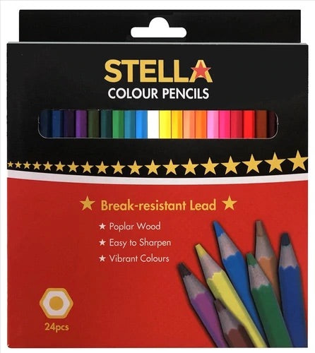 Stella 24pk Colour Pencils